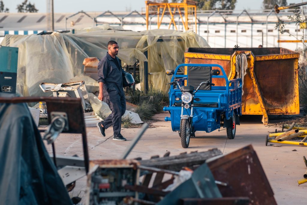 triporteur électrique Electrika motors emove lithium tricycle